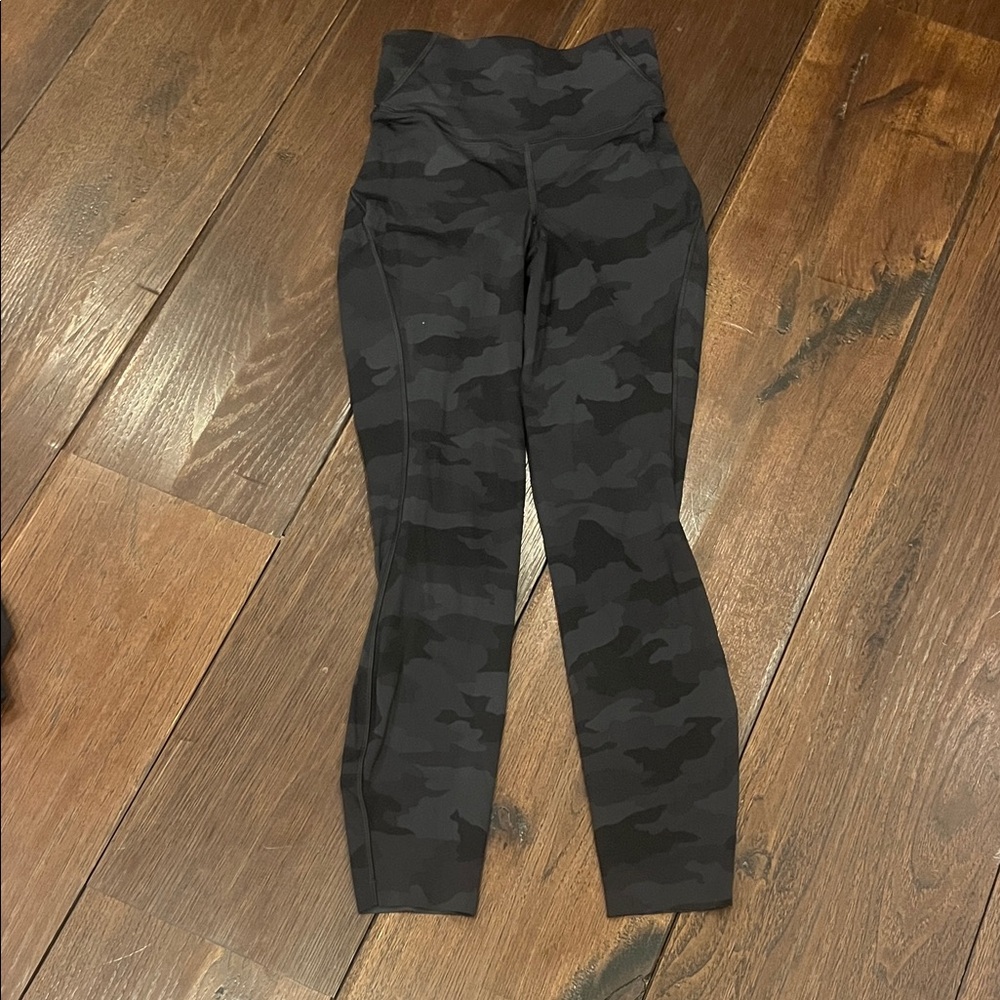 lululemon athletica Black Camo Leggings